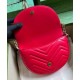 Replicas Gucci GG Marmont Matelasse Cadena Mini Bolso 746431 Rojo Baratos Imitacion