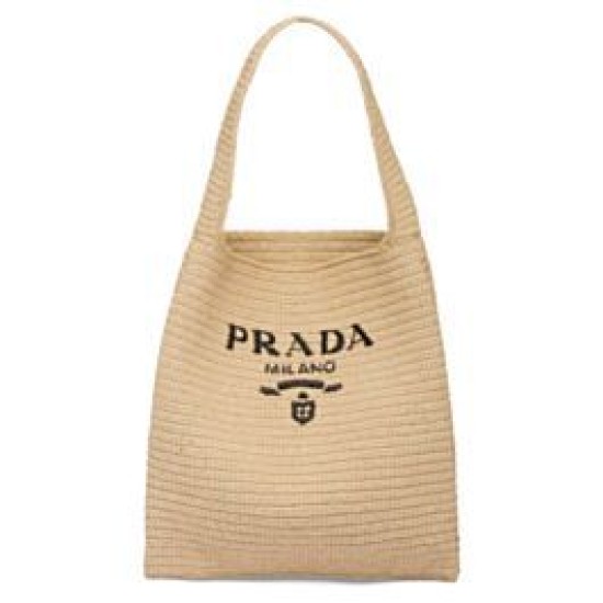 Replicas Bolso tote de ganchillo Prada 1BC182 Albaricoque Baratos Imitacion