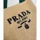 Replicas Bolso tote de ganchillo Prada 1BC182 Albaricoque Baratos Imitacion