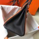 Replicas Hermes Tri-Color Birkin 30cm Bolso Naranja/Blanco/Negro Baratos Imitacion