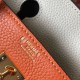 Replicas Hermes Tri-Color Birkin 30cm Bolso Naranja/Blanco/Negro Baratos Imitacion