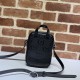 Replicas Minibolso Gucci con GG en relieve 658553 Negro Imitacion España