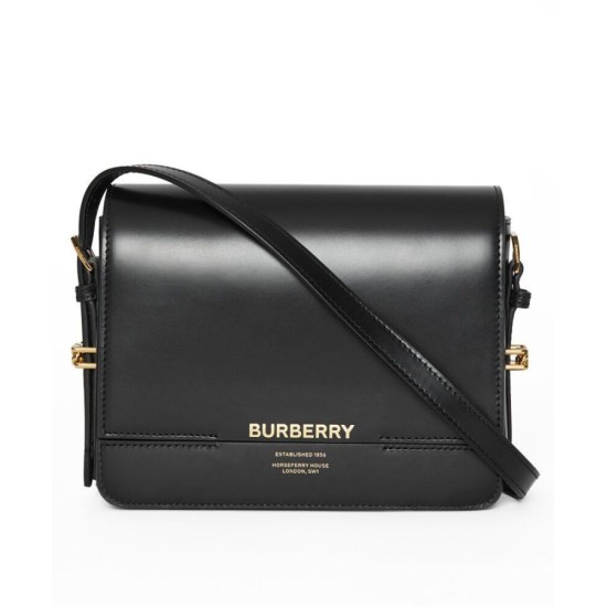 Replicas Bolso Burberry Grace pequeño de piel negro Imitacion España