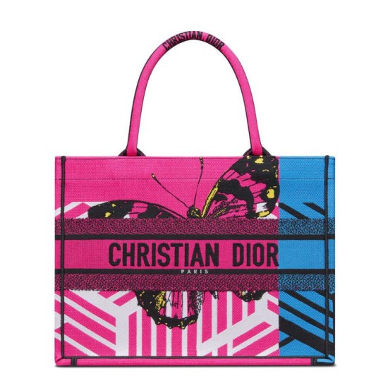 Replicas Christian Dior Bolso tote mediano Dior Book Tote Peachblow Imitacion España