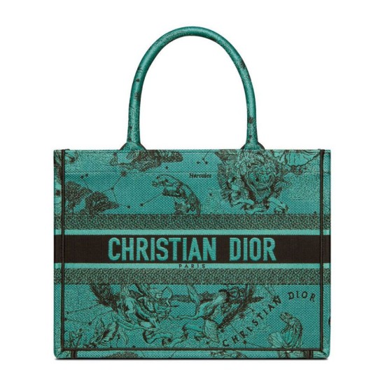 Replicas Christian Dior Dior Book Tote mediano verde Imitacion España