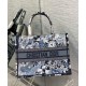 Replicas Christian Dior Bolso tote Dior mediano azul oscuro Imitacion España