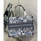 Replicas Christian Dior Bolso tote Dior mediano azul oscuro Imitacion España