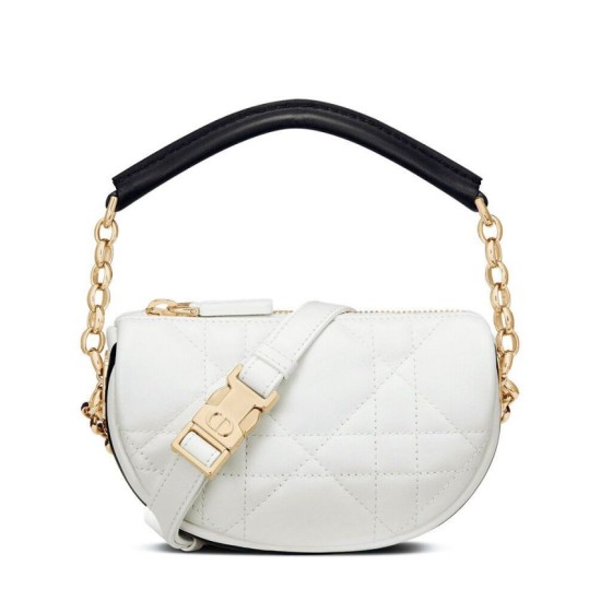 Replicas Christian Dior Micro Dior Vibe Hobo Bag Crema Imitacion España