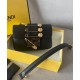 Replicas Fendi Broche Mini Baguette Negro Imitacion España