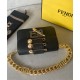 Replicas Fendi Broche Mini Baguette Negro Imitacion España