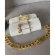 Replicas Fendi Broche Mini Baguette Blanco Imitacion España