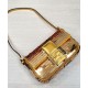 Replicas Fendi Mini Baguette 1997 8BS049 Dorado Imitacion España