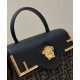 Replicas Fendi Fendace La Medusa Bolso mediano negro Imitacion España