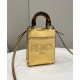 Replicas Bolso Shopper Fendi Mini Sunshine Dorado Imitacion España