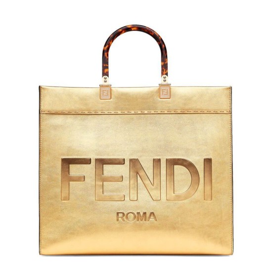 Replicas Fendi Sunshine Mediano Dorado Imitacion España