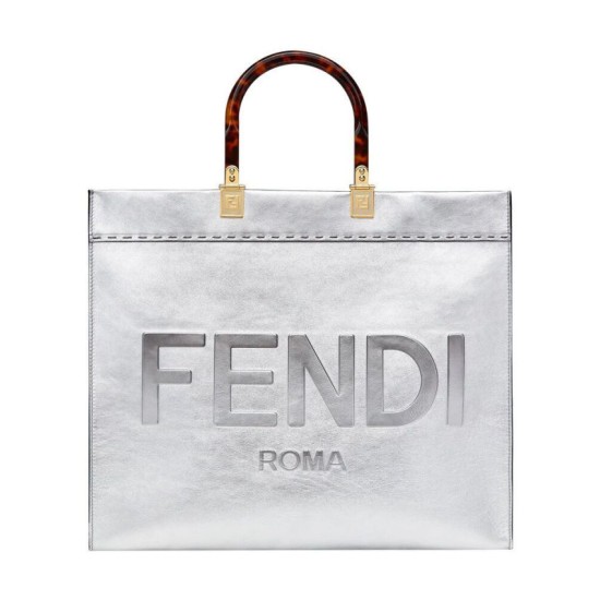 Replicas Fendi Sunshine Mediano Plata Imitacion España