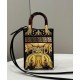 Replicas Bolso shopper Fendi Mini Sunshine negro Imitacion España