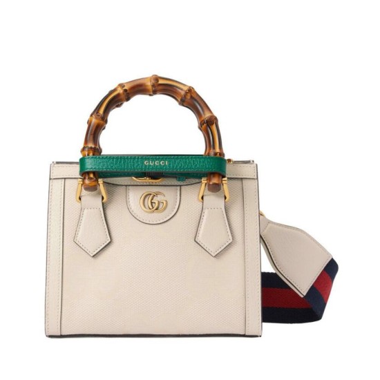 Replicas Gucci Diana Mini Bolso Tote Crema Imitacion España