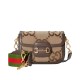 Replicas Gucci Horsebit 1955 jumbo GG Mini Bolso 658574 Marrón Imitacion España