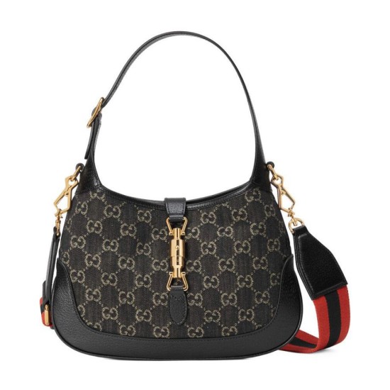 Replicas Gucci Jackie 1961 Pequeño Bolso De Hombro 678843 Negro Imitacion España