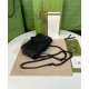 Replicas Minibolso acolchado Gucci GG Marmont negro Imitacion España