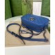 Replicas Gucci GG Marmont Matelasse Bolsa De Hombro Azul Imitacion España