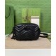 Replicas Gucci GG Marmont Mini Bolso De Hombro Negro Imitacion España