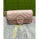 Replicas Gucci GG Marmont Riñonera 699757 Rosa Imitacion España