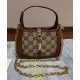 Replicas Gucci Jackie 1961 Mini GG Bolso de Hombro 675799 Café Imitacion España