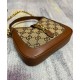 Replicas Gucci Jackie 1961 Mini GG Bolso de Hombro 675799 Café Imitacion España