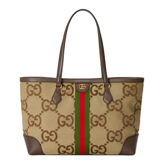 Replicas Gucci Ophidia jumbo GG Bolso mediano 631685 Marrón Imitacion España