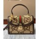 Replicas Gucci Ophidia jumbo GG Bolso pequeño 651055 Marrón Imitacion España