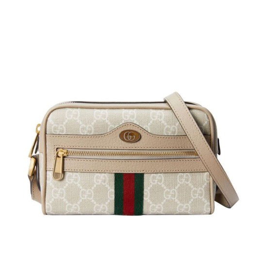 Replicas Minibolso Gucci Ophidia GG Crema Imitacion España