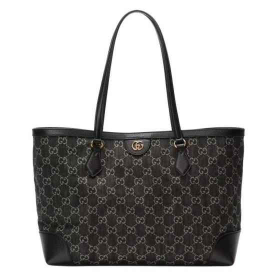 Replicas Gucci Ophidia Mediano Tote Con Web 631685 Negro Imitacion España