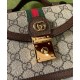 Replicas Gucci Ophidia GG Mini Bolso De Hombro Café Oscuro Imitacion España