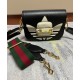 Replicas Minibolso Gucci x Adidas Horsebit 1955 GG negro Imitacion España