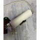 Replicas Minibolso Gucci x Adidas Horsebit 1955 GG Crema Imitacion España