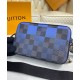 Replicas Louis Vuitton Alpha Wearable Wallet N60414 Azul oscuro Imitacion España