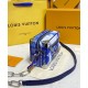 Replicas Louis Vuitton Mini Tronco Suave M20557 Azul Imitacion España