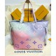 Replicas Bolso tote Louis Vuitton Neverfull Mm M46077 Rosa Imitacion España