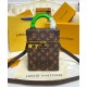 Replicas Baúl Louis Vuitton Vertical Box M59664 Marrón Imitacion España