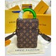 Replicas Baúl Louis Vuitton Vertical Box M59664 Marrón Imitacion España