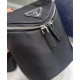 Replicas Bolso De Hombro Prada Re-Nylon Y Cuero 2VH147 Negro Imitacion España