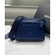 Replicas Prada Bolso De Hombro De Cuero Saffiano 2VH152 Azul Imitacion España