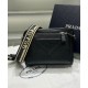 Replicas Prada Bolso De Hombro De Cuero Saffiano 2VH152 Negro Imitacion España