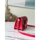 Replicas Minibolso Dauphine de Louis Vuitton en piel de becerro roja M20359 Imitacion España