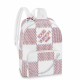 Replicas Louis Vuitton Racer Mochila Blanco Damier Spray Cuero M20664 Imitacion España