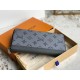 Replicas Louis Vuitton Zippy Wallet Vertical Monogram Canvas M30841 Imitacion España