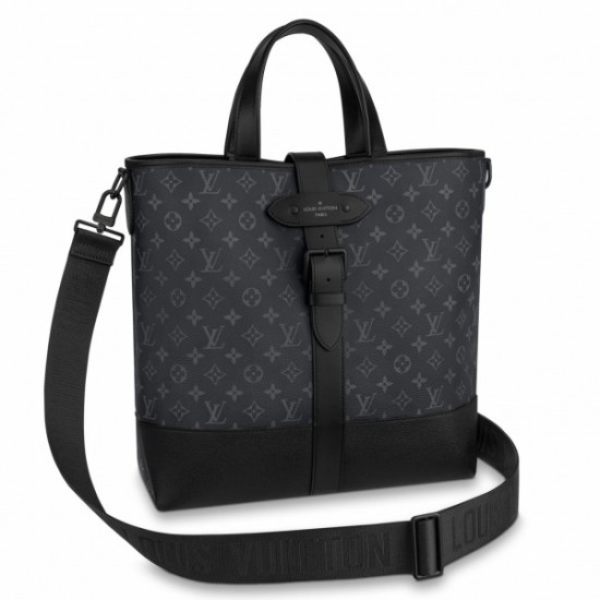 Replicas Bolso tote Louis Vuitton Saumur Monogram Eclipse M45914 Imitacion España