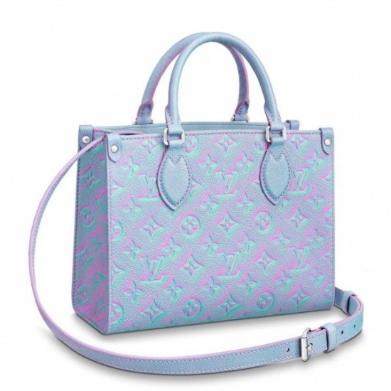 Replicas Louis Vuitton OnTheGo PM Bolso Iridiscente Empreinte Cuero M46067 Imitacion España